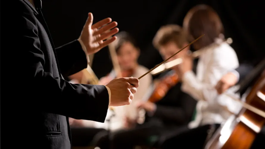 Conductor at Orchestra